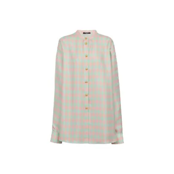 BALMAIN Shirt Women's Pink Green Multicolor