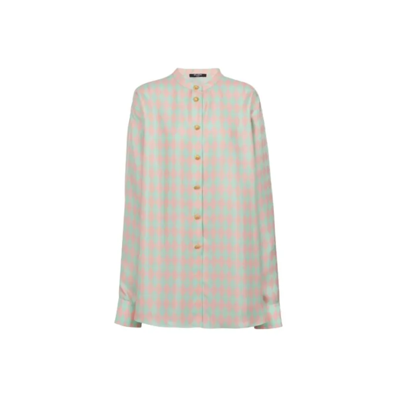 BALMAIN Shirt Women's Pink Green Multicolor-0