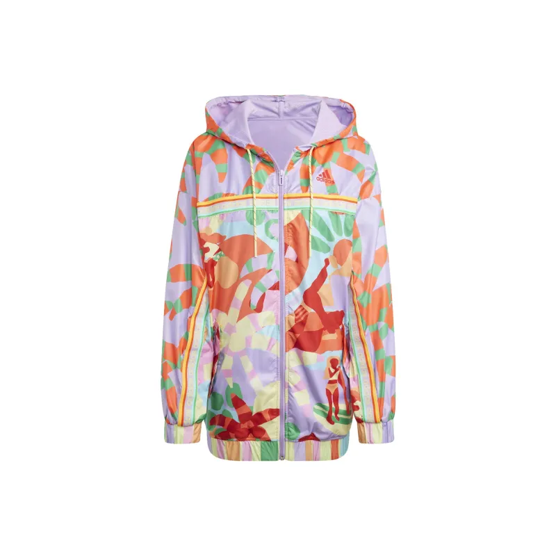 Adidas x FARM RIO Jackets Coats Women's Purple-0