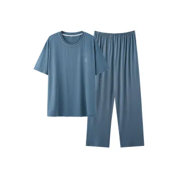 JINXU Pajama Set Men's Navy Blue