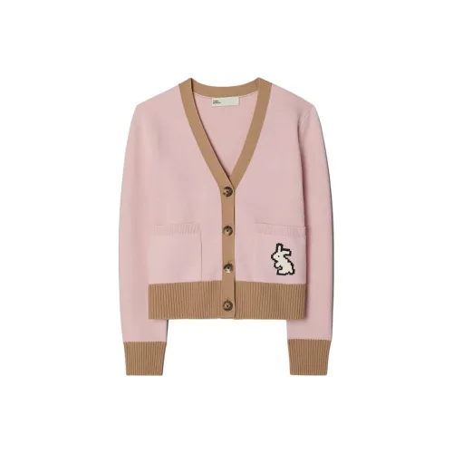 TORY BURCH SS23 CNY Of Rabbit SS23 Knitwear Women's Pink Peony