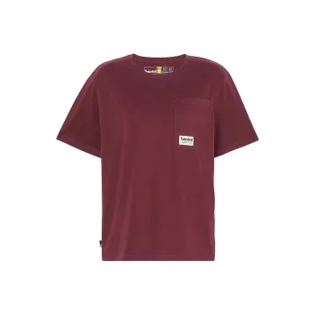 Timberland T-Shirts Women's Deep Red