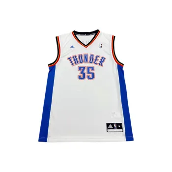 Adidas x NBA Oklahoma Thunder KD Basketball Jersey Unisex White