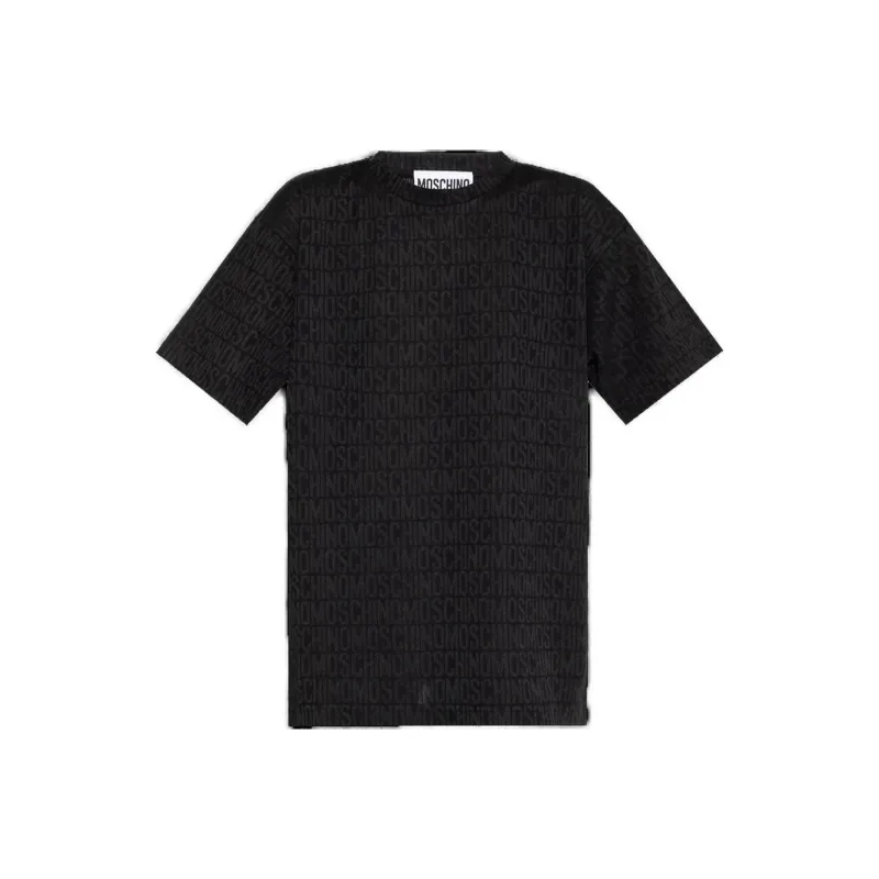 MOSCHINO Monogrammed Crewneck T-Shirt-0