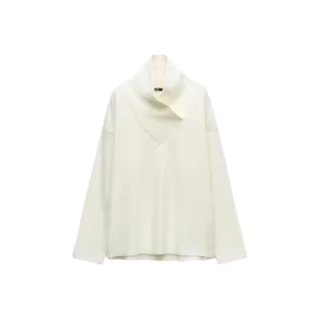 ZARA Knitwear Women's Frosted White