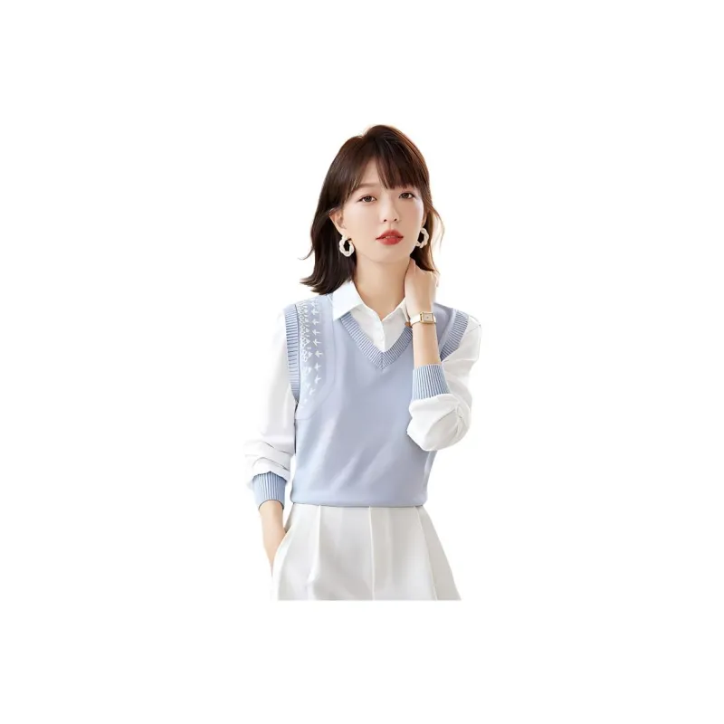 La Chapelle Knitwear Women's Blue-0
