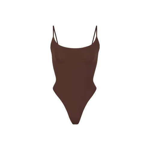 SKIMS Flts Everybody Caml Bodysult Bodysuits Women's COCOA/Cocoa