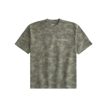 Hollister T Shirt Men's Olive Green