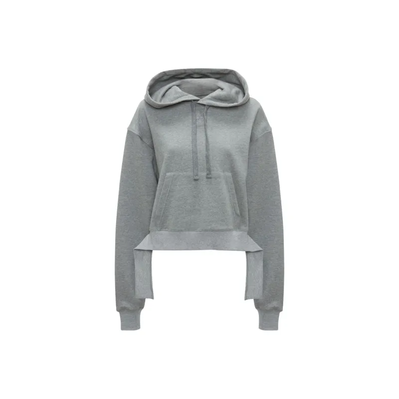 JW Anderson Deconstructed Cropped Hoodie-0