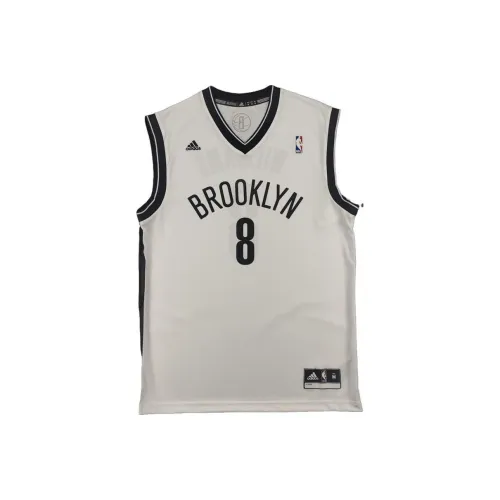 Adidas x NBA Brooklyn Max Basketball Jerseys Men's Gray
