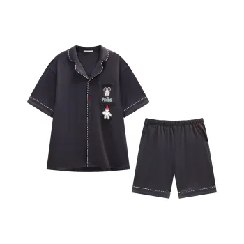 GUKOO x Disney Mickey Series Pajama Set Men's Graphite Gray