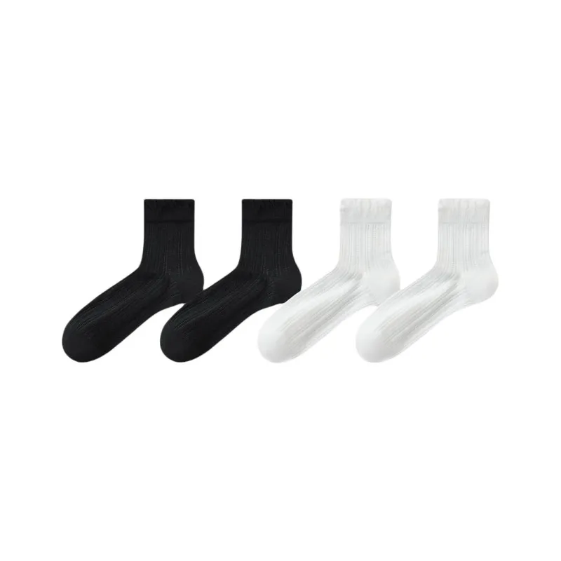 Temooues Mid Calf Socks Women's Combo Set-6