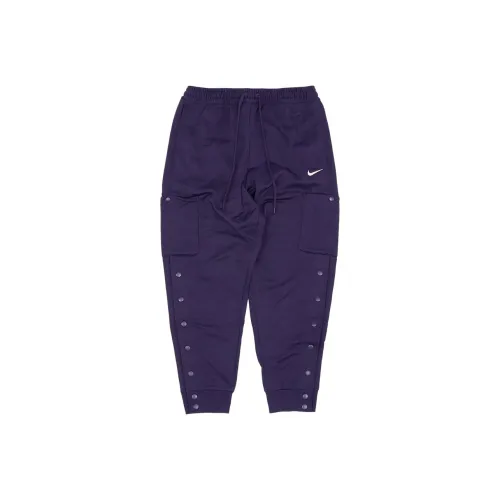 Nike Therma FIT Basketball Cargo Basketball Shorts Men's Purple White