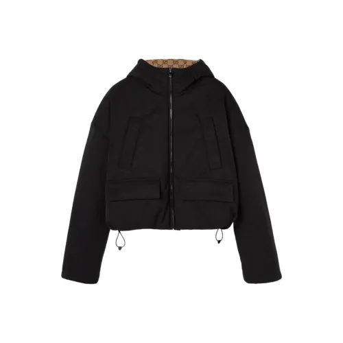 GUCCI Reversible Zip Up Bomber Jacket