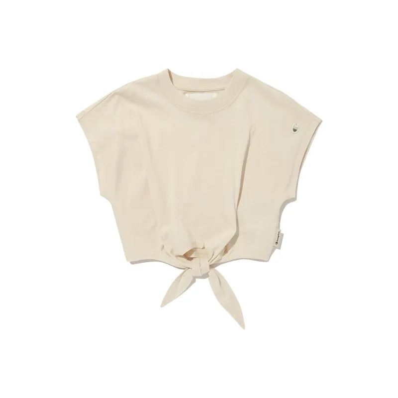 Champion SS24 Batwing Sleeve T Shirt Women's Cream-0
