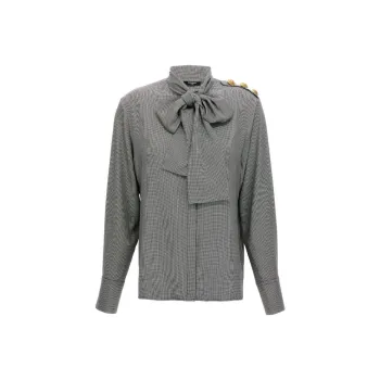 BALMAIN Shirts Women's Gray