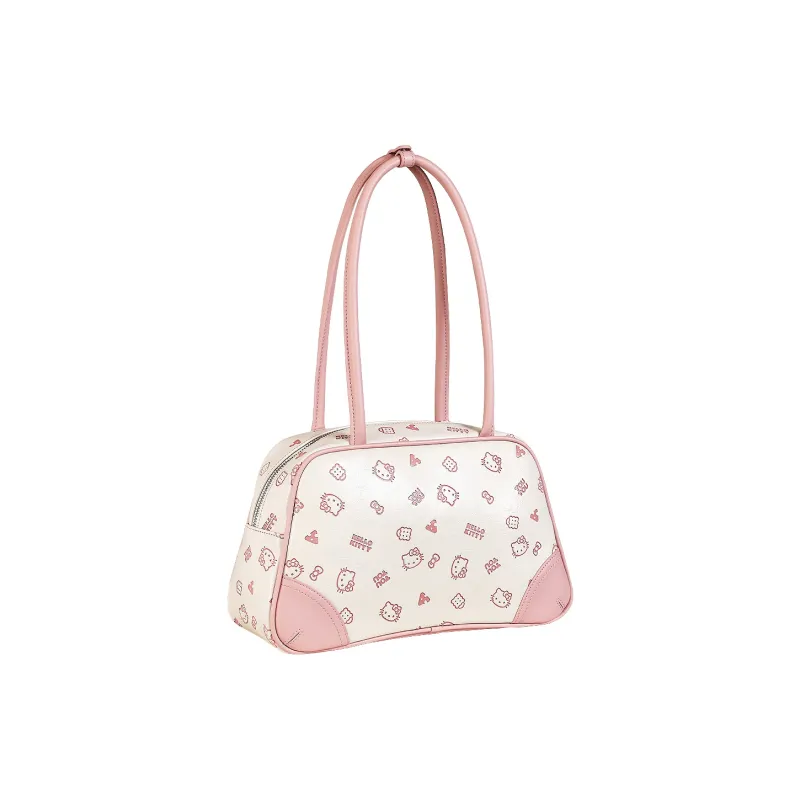 TOUTOU Hello Kitty Collaboration Hello Kitty Collection Synthetic Leather Shoulder Bag Regular Women's Cream White-6