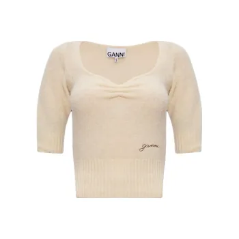 GANNI Top With Logo