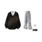 Black Top+Gray Pants