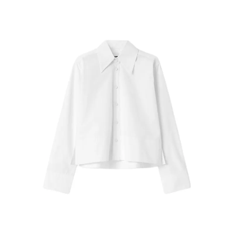 JIL SANDER Long Sleeved Straight Hem Shirt-0