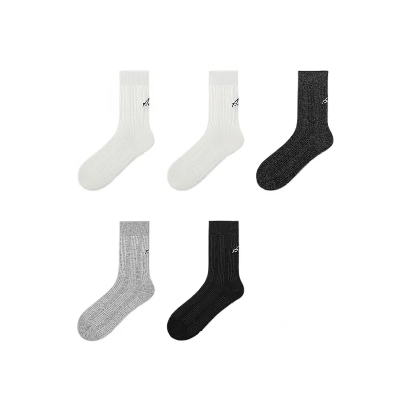 H YXIANG Mid Calf Socks Women's Combo Set-22