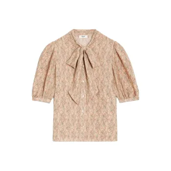 CELINE Shirts Women's Pink Brown