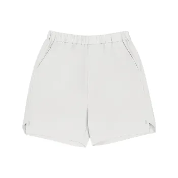 MYSAMESAME Casual Shorts Unisex Light Gray White In Stock
