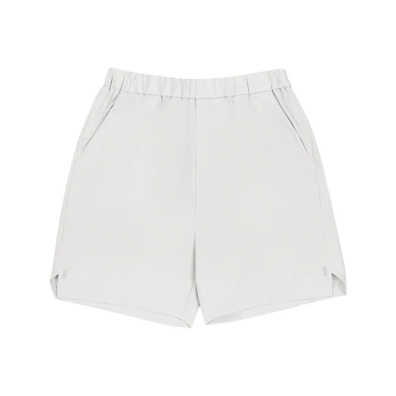 MYSAMESAME Casual Shorts Unisex Light Gray White In Stock-0