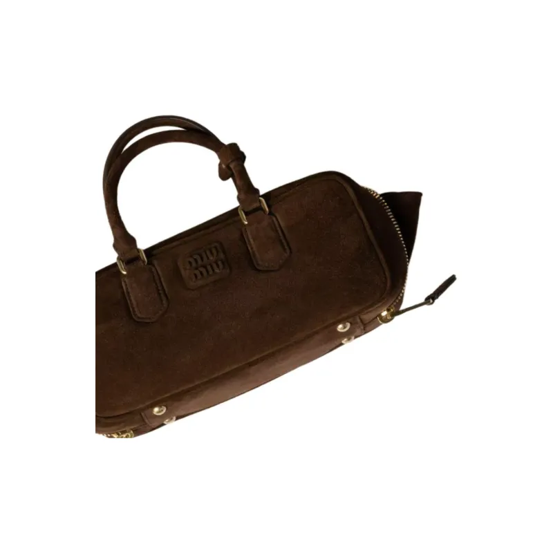 MIU MIU Arcadie Series Calfskin Shoulder Bag, Crossbody Bag, Handbag Women's Cocoa Brown-3