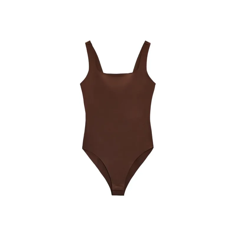 ZARA Bodysuits Women's Brown-0