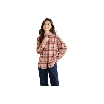 La Chapelle Shirt Women's Pink Plaid