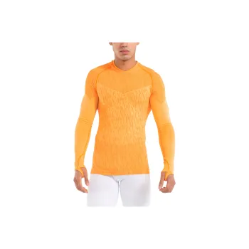 DECATHLON Soccer Jersey Unisex Neon Light Orange/Fragrant Orange