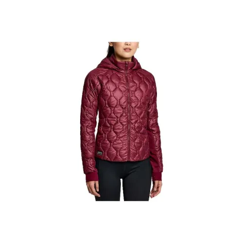 Saucony Solstice Oysterpuff Jacket Jackets Coats Women's Red