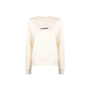 JIL SANDER + Logo Printed Crewneck Sweatshirt