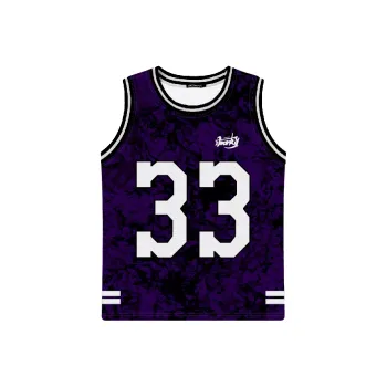 FireMonkey Basketball Jersey Unisex Night Purple