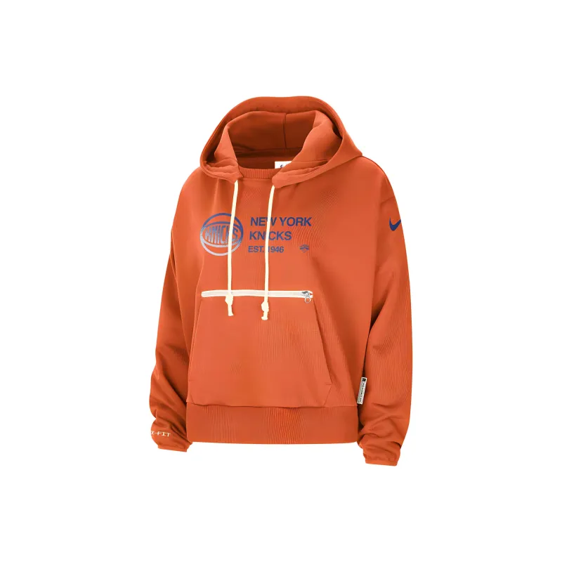 Nike New York Knicks Standard Issue Women's Nike Dri FIT Nba Pullover Hoodie-0