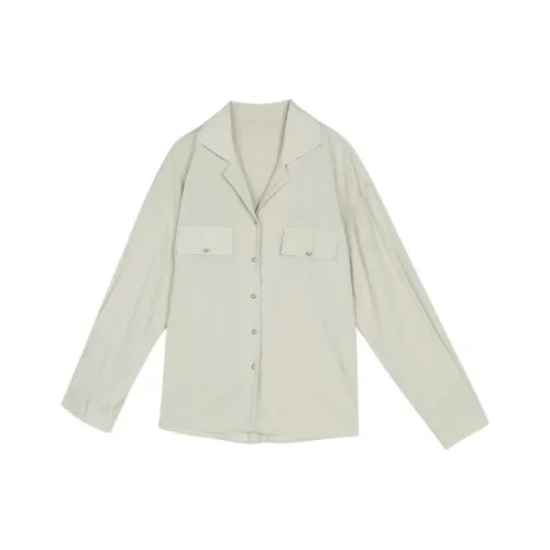 Painting system Shirts Women's Pea Green