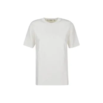 FENDI Monogram Detailed Crewneck T Shirt