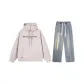 Set (Khaki Sweatshirt+Vintage Blue Jeans)