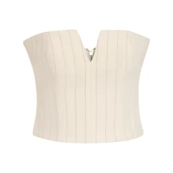 Zimmermann Strapless Tops Women's Cream