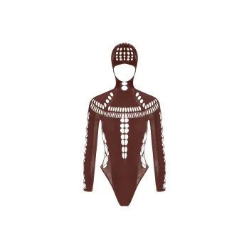The Kript Bodysuits Women's Brown