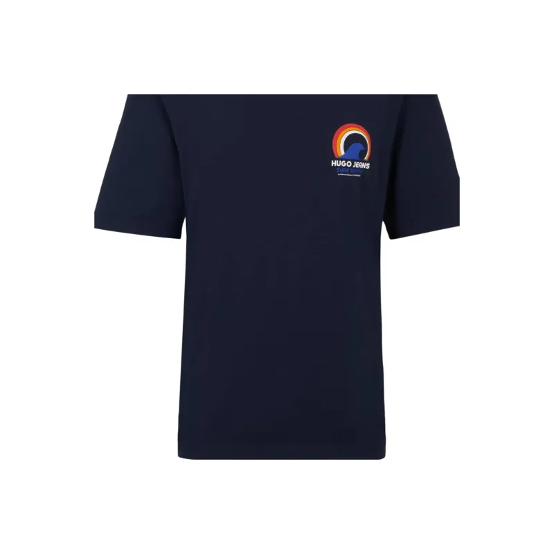 HUGO BOSS T Shirt Men's Marine Blue-4
