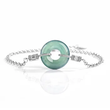 Noritake Ice Glutinous Jadeite Bracelets Unisex