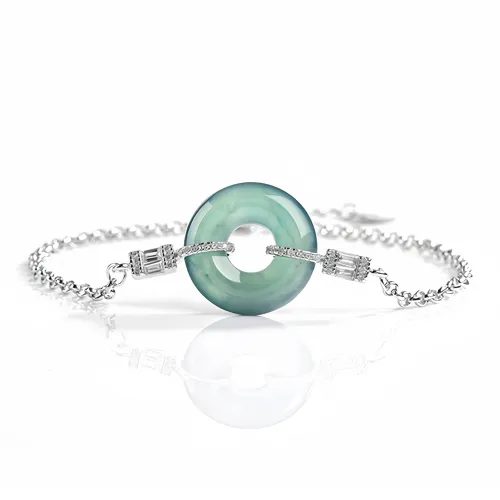 Noritake Ice Glutinous Jadeite Bracelets Unisex