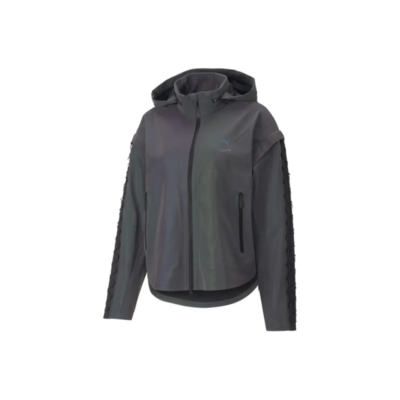 PUMA KOCHÉ Reflective Windbreaker Jacket Women's Black-0