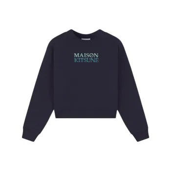 Maison Kitsune Logo embroidered Sweatshirt
