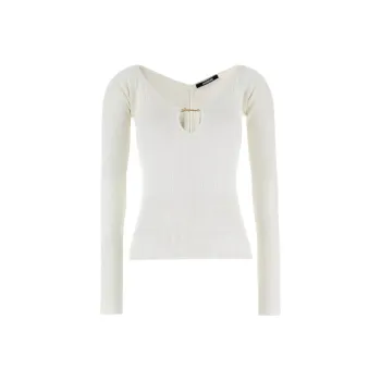 Jacquemus Pralu Ribbed Top