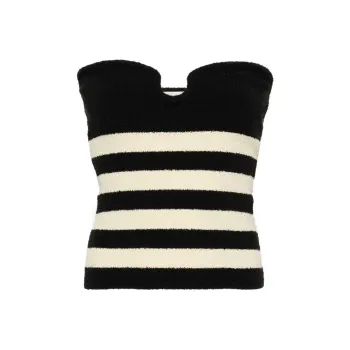 NANUSHKA SS24 Strapless Top Women's White