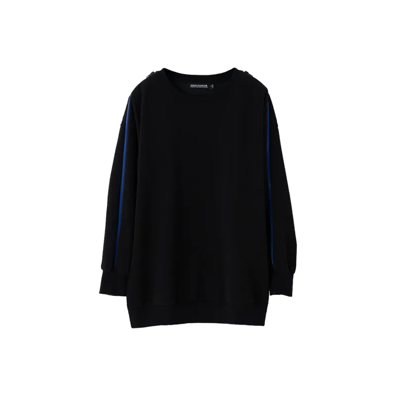 SOON FLOWER Spring Sweatshirt Women's Black-0