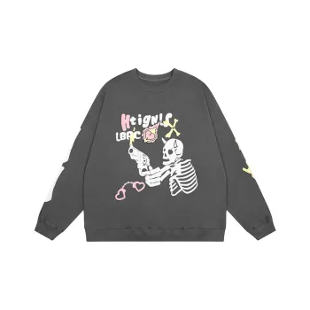 LBPC Crew Neck Loose Fit Sweatshirt Spring Fall Winter Unisex